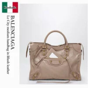 Balenciaga Bag Handbag Le City Blush Leather